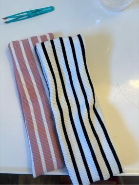 Striped headbands